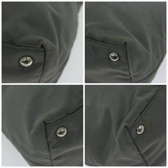 PRADA Tote Bag Nylon 2way Gray Auth - Picture 16 of 16